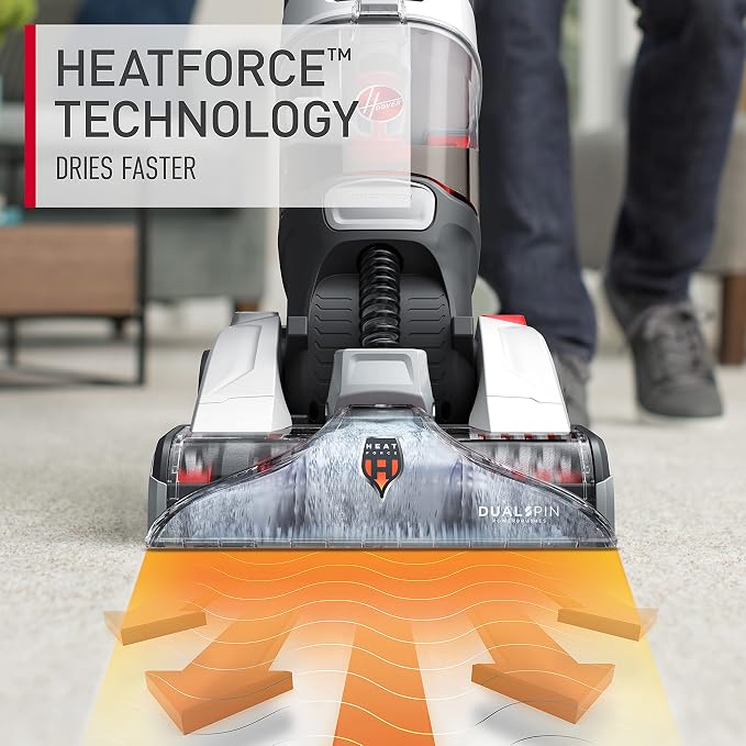 Hoover Dual Spin Pet+ Upright Carpet Cleaner Machine, Carpet Shampooer Machine - Image 3