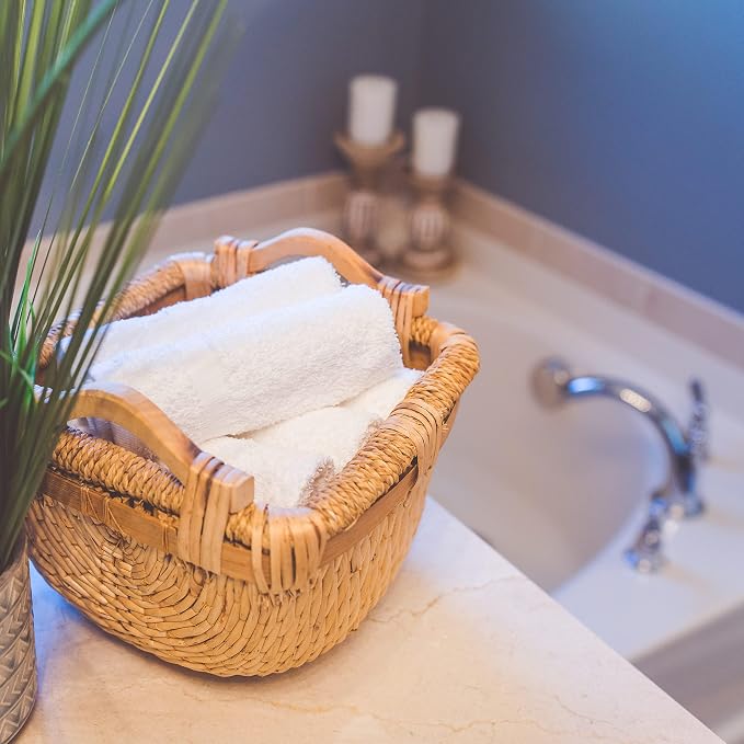 GREEN LIFESTYLE 100% Cotton Terry Towels, 240 Pack - Image 3