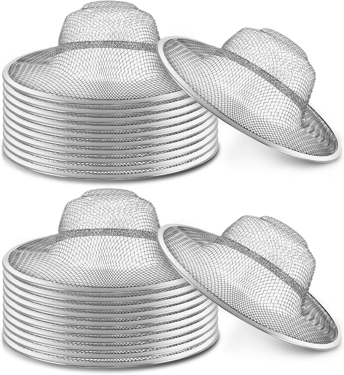 40 Pcs Mesh Sink Strainer, 4.5" Diameter Stainless Steel Slop Basket Filter by Unknown