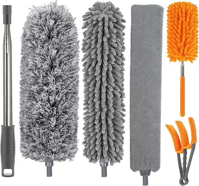 Dusters for Cleaning High Ceiling Fan, Newliton Microfiber Duster by Newliton