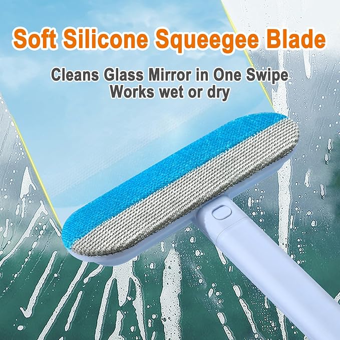 6-in-1 Window Track & Screen Cleaning Kit – Detachable Brushes, Microfiber - Image 9