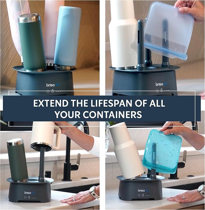 Brisa Rack: Powered Drying for reusables bottles, and containers - Image 2