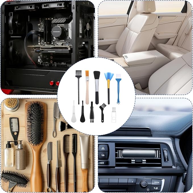 10 Pcs Mini Keyboard Cleaning Brushes Kit, Anti Static Brush Keyboard Brush - Image 7