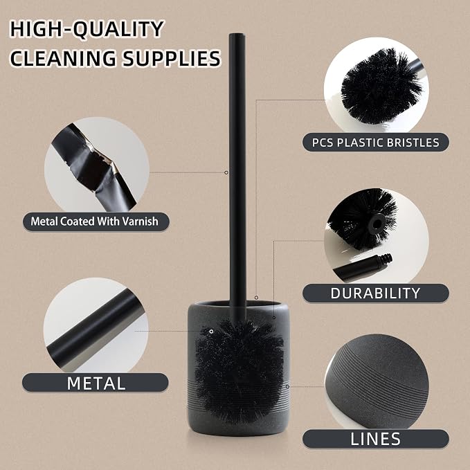 Toilet Brush and Holder Set - Image 4