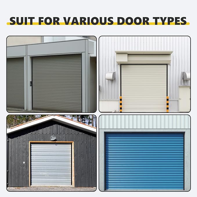 8×8ft Garage Brush Seal Kit for Roll-up Doors 3" Standard Brush - Image 5