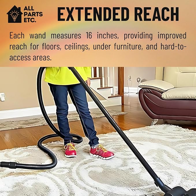 1.25 Inch Vacuum Extension Wands, 32mm Vacuum Accessories & Attachments | - Image 7