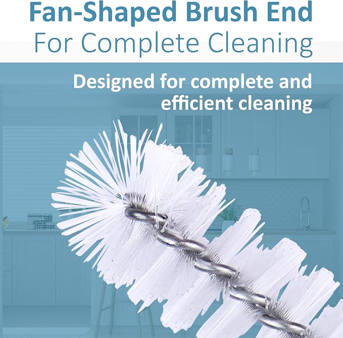 Strong 'n Flex Nylon Straw Cleaner Brushes – Fan-Shaped End - Image 6