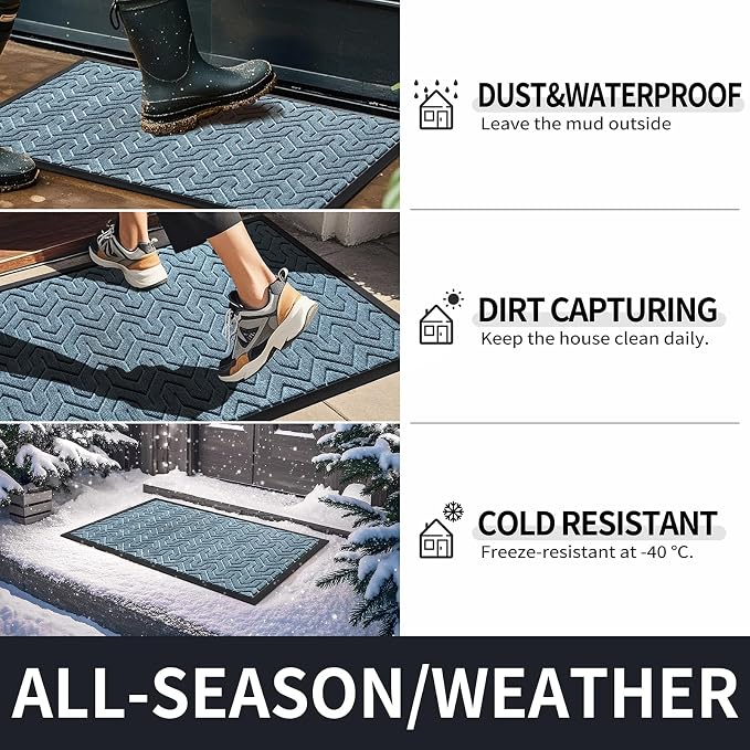 Yimobra Large Door Mat Outside Entrance 47x32, Waterproof Heavy Duty Outdoor - Image 5