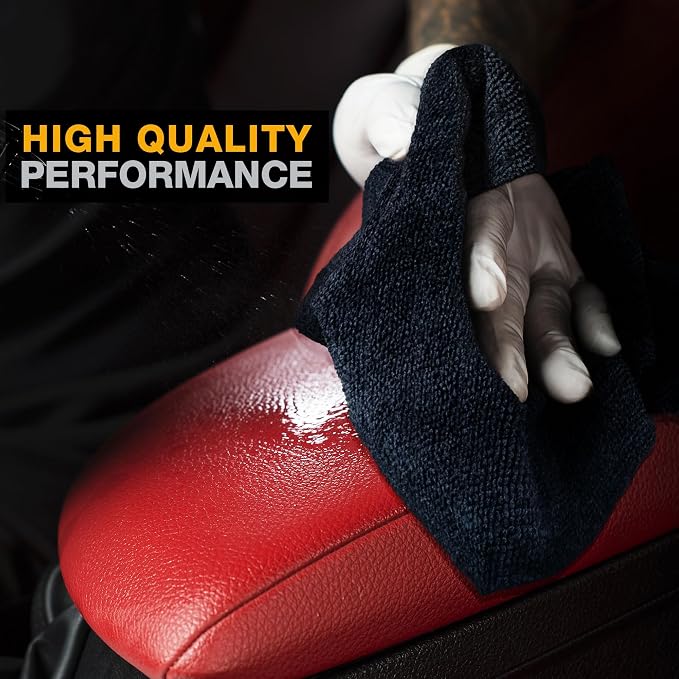 Eurow Ultrasonic Cut 300 GSM Microfiber Cleaning Towels, Streak-Free, Ultra - Image 4