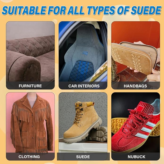 Suede Cleaning Kit 6.76oz – Effectively Removes Dirt, Stains & Water Marks – - Image 6