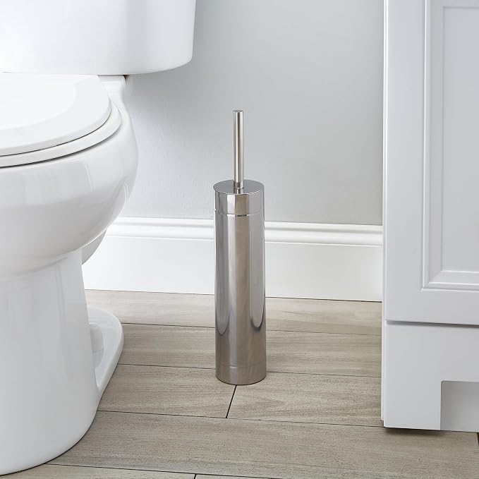 Bath Bliss Toilet Brush with Weighted Base | Slender Design | 360 Degree Brush - Image 5