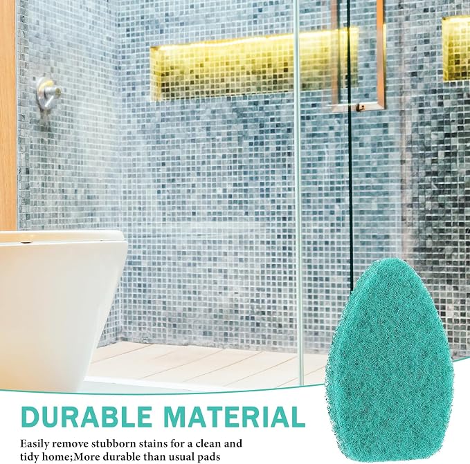 Baderke 4 Pcs Tub Tile Scrubber Cleaning Brush Pads Compatible - Image 4