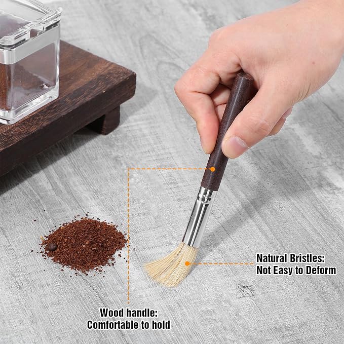 3PCS Coffee Grinder Cleaning Brush Set Espresso Machine Brush Cleaner Tool - Image 7