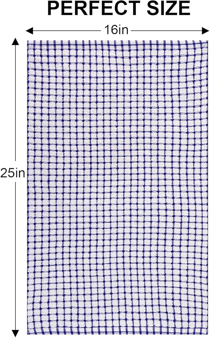Kitinjoy Cotton 8 Pack Terry Kitchen Towels, 16 x 25 Inches Super Soft and - Image 6