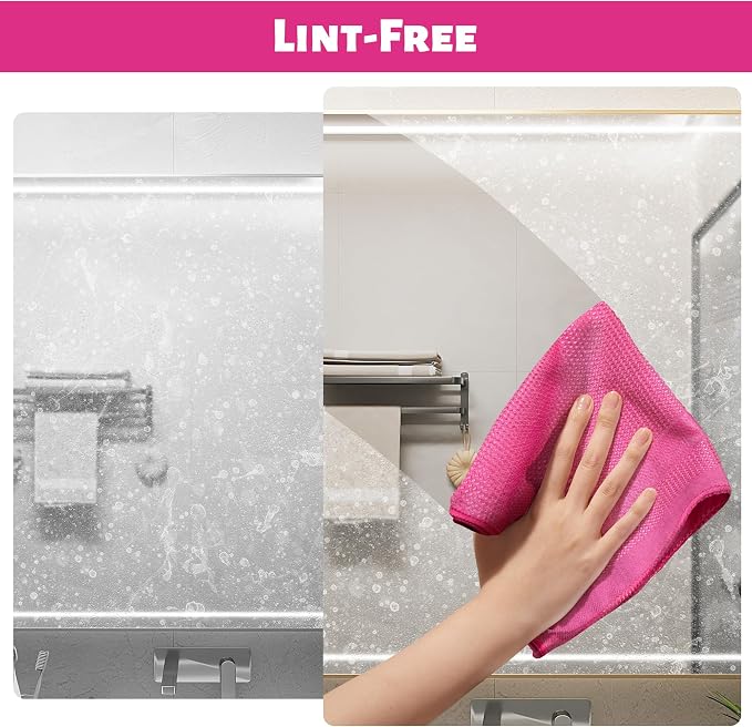 JOYMOOP Microfiber Waffle Weave Cleaning Cloth, Highly Absorbent Kitchen Towels - Image 5