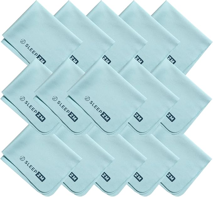 15 Pack Special Blue Light Glasses Microfiber Cleaning Cloths by SleepZM