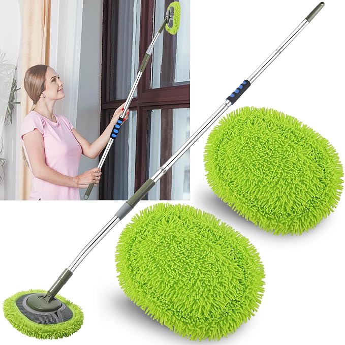 Wall Cleaner, Wall Cleaner Mop Green Mop by HoMerit