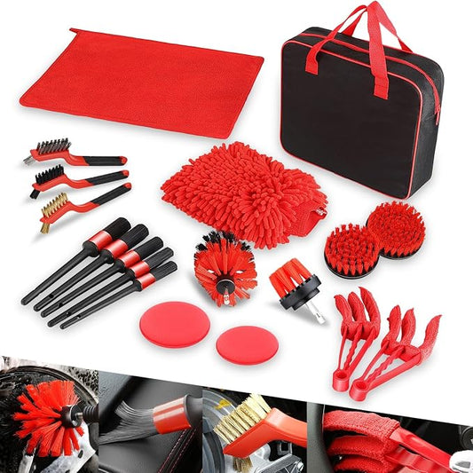Auto Dynasty 19 Pieces Car Detailing Kit Wash Cleaning Tool Kit and Detailing by AutoDynasty