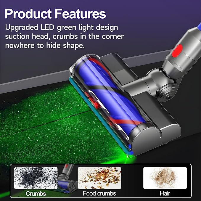 Vacuum Head Replacement for V7 V10 V11 V15 Cordless Vacuums, Quick Release - Image 3