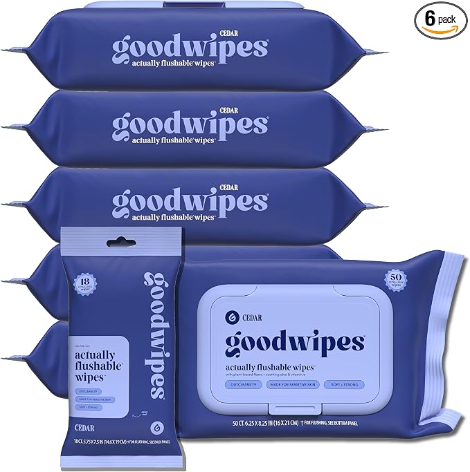 goodwipes Flushable Butt Wipes by goodwipes