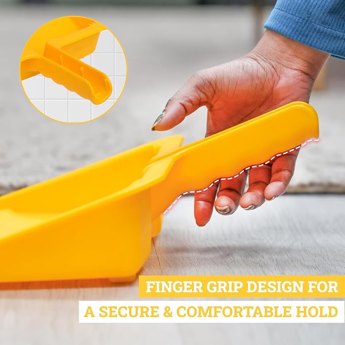 KLEEN HANDLER Heavy-Duty Plastic Handheld Dust Pan - Image 8