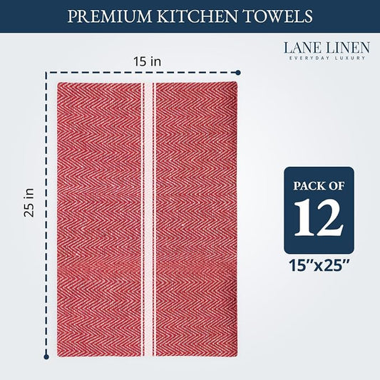 LANE LINEN Kitchen Towels Set - Image 2