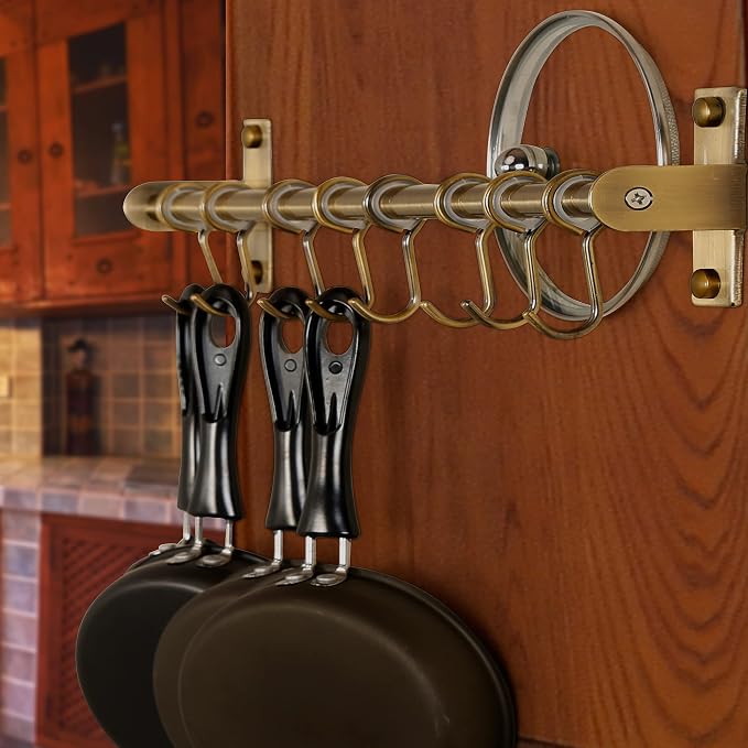 Dseap Kitchen Hooks for Hanging Utensils, Hanging Pot Rack, Kitchen Utensil - Image 5