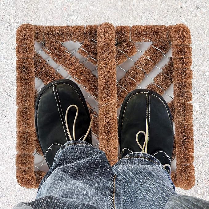 NINAMAR Natural Coir Boot Scraper Door Mat - Image 5