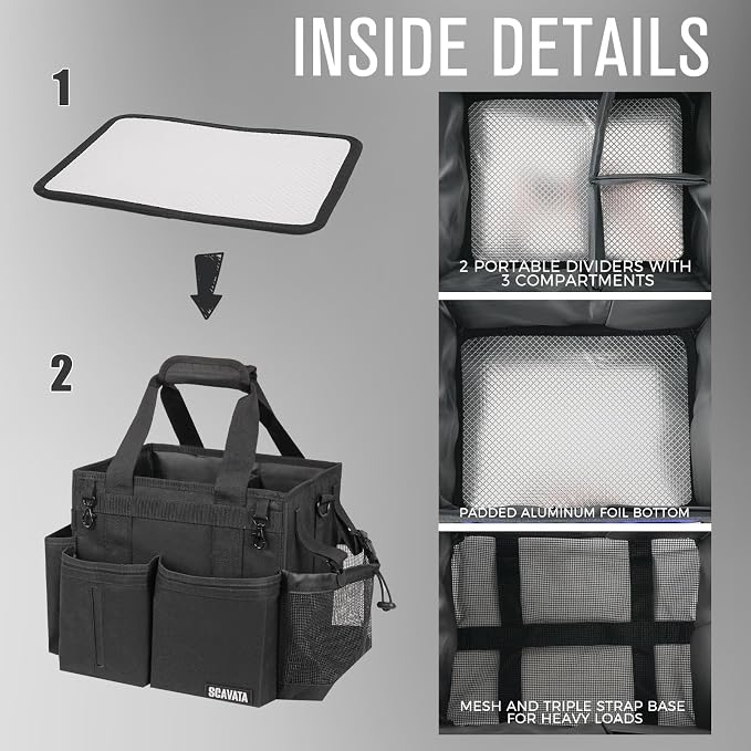Compact Wearable Cleaning Caddy, Small Supplies Organizer - Image 4