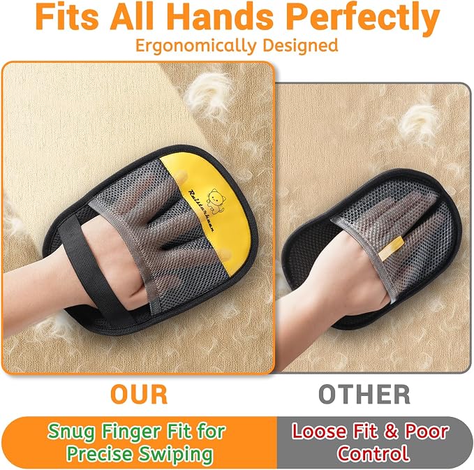 Pet Hair Removal Glove，2026 Newly Upgraded Reusable Magic Brush Pet Hair - Image 4
