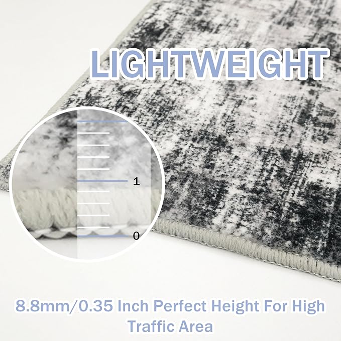 IOHOUZE Abstract Area Rug 3x5 Ft Washable Rugs - Image 5
