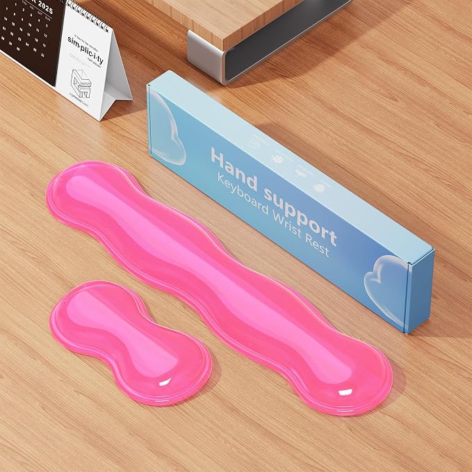 Gel Keyboard and Mouse Wrist Rest Set, Comfort Ergonomic Wrist Support - Image 7