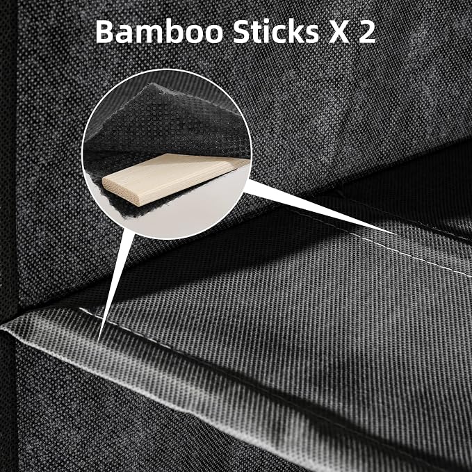 2 Pack Hanging Closet Organizer, 4-Shelf Hanging Shelves - Image 4