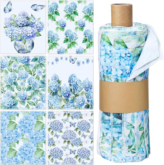 36 Pack Reusable Cleaning Cloths Washable Cotton Kitchen Dish Towels by Noveread