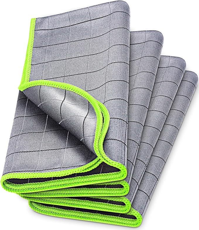 Airlab Magic Cleaning Cloth Window Glass Cleaner Carbon Microfiber Towels by AirlabStudio