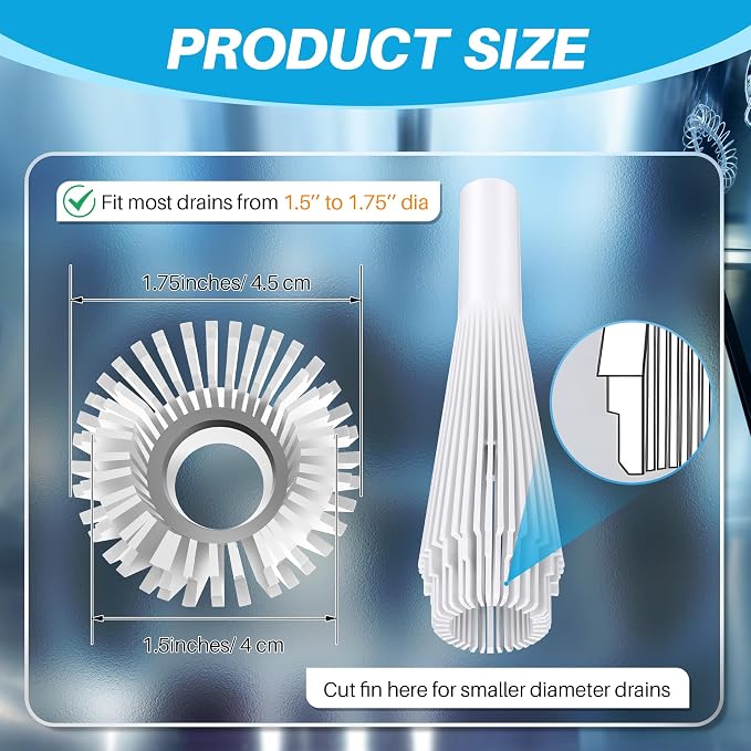 Feekoon 2 Pack Lint Trap for Washing Machine Utility Tub and Sink Drains - Image 2