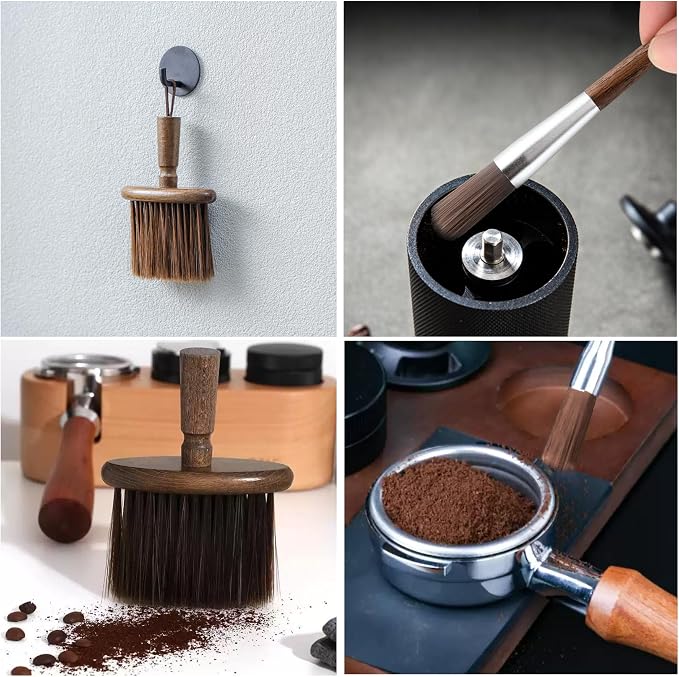 2PCS Coffee Grinder Cleaning Brush, Coffee Filter Cleaning Brush, Dusting - Image 3