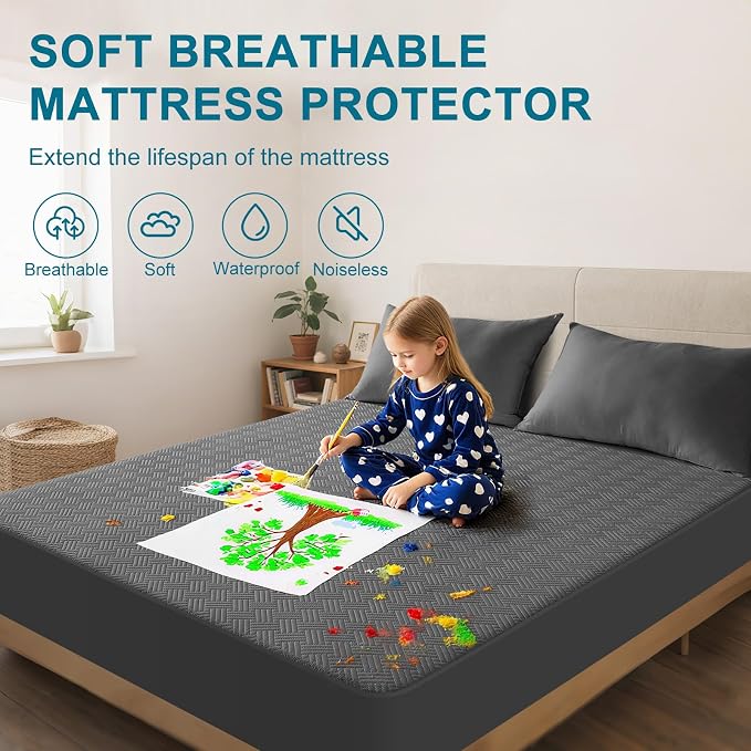 Waterproof Mattress Protector Full Size - Image 3