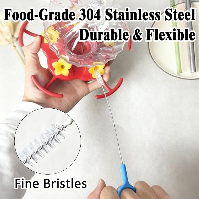 Heavy-Duty Straw Cleaner Brush, Reusable Straws Cleaning Brush - Image 6