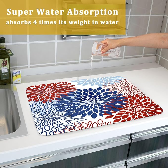 Khope 4th of July Dish Drying Mat - Image 7