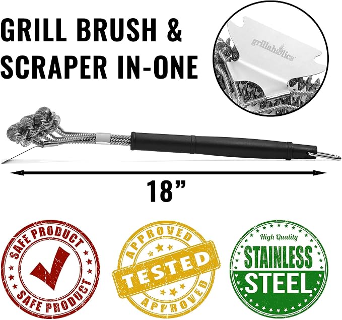Grillaholics Grill Brush for Outdoor Grill - Image 3