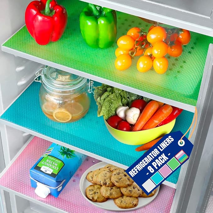 Refrigerator Liners for Shelves by Linda’s Essentials by LindasEssentials