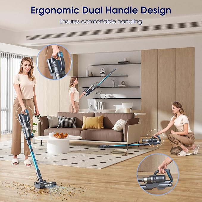 35, 000pa Cordless Vacuum Cleaner, Max 50 Minutes, Lightweight Cordless Cleaners - Image 4