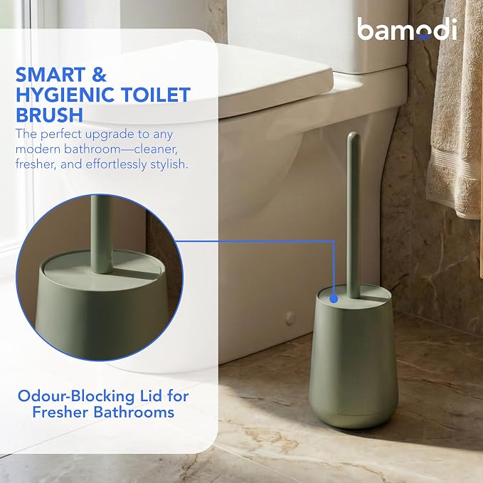 Bamodi Toilet Brush and Holder Set - Image 2
