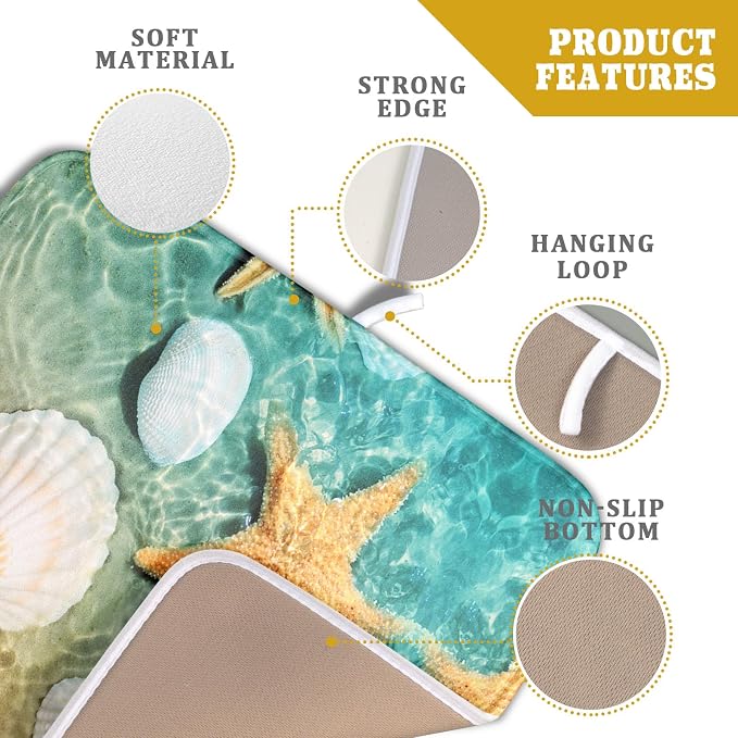 Summer Beach Style Dish Drying Mat - Image 4