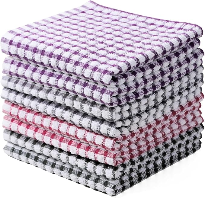 Oeleky 100% Cotton Kitchen Dish Cloths by OELEKY
