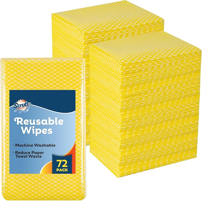 SCRUBIT Reusable Cleaning Wipes, Handy Wipes by SCRUBIT