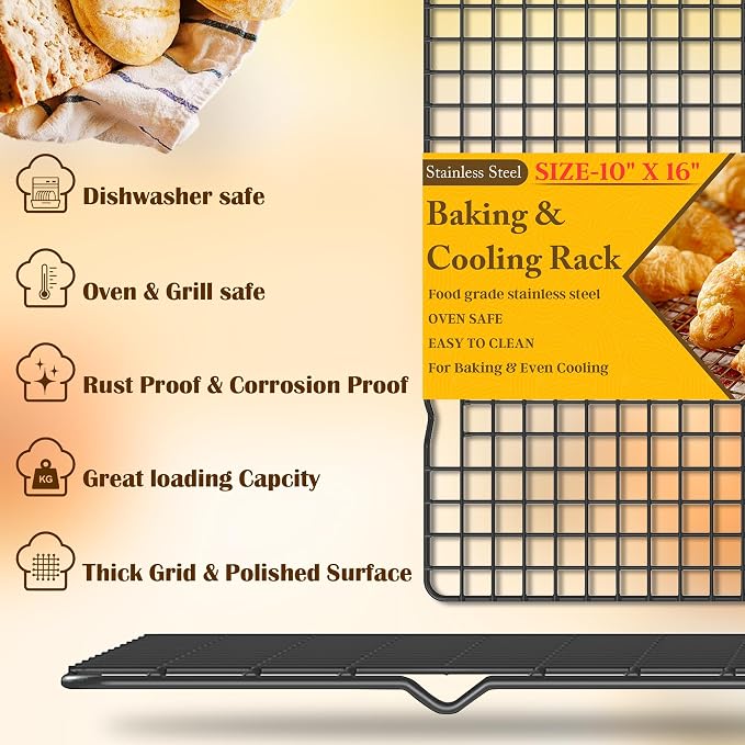 2PCS Cooling Racks for Cooking and Baking - Image 2