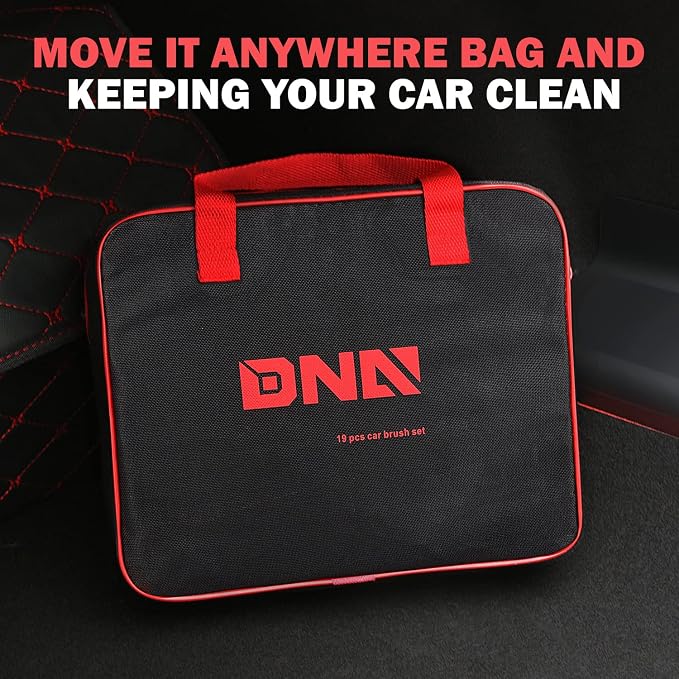 DNA Motoring Car Detailing Brush Cleaning Tools Set - Image 6