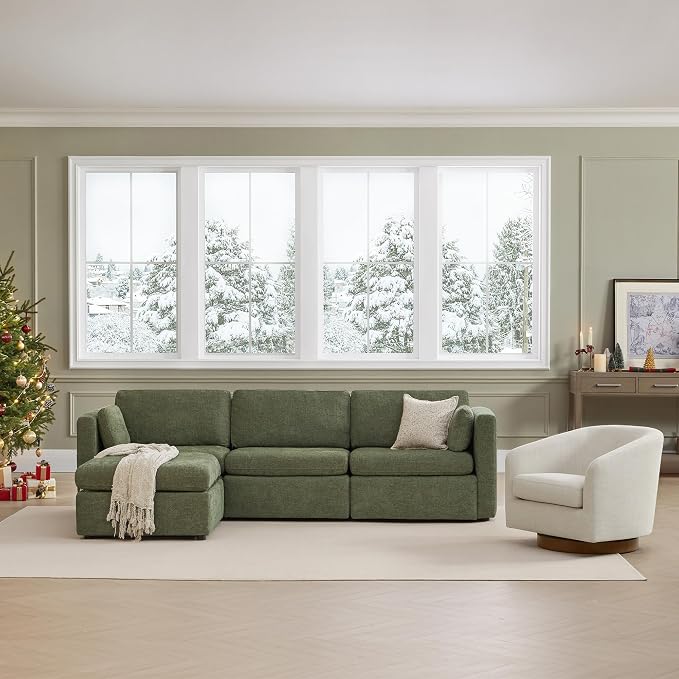 CHITA Oversized Modular Sectional Sofa, FSC Certified L Shaped Couch Reversible - Image 5